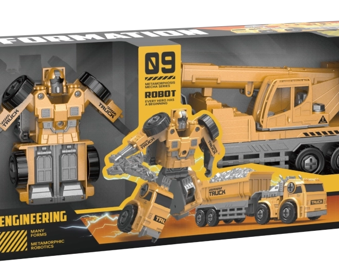 Transformerende lastbilkran - robot