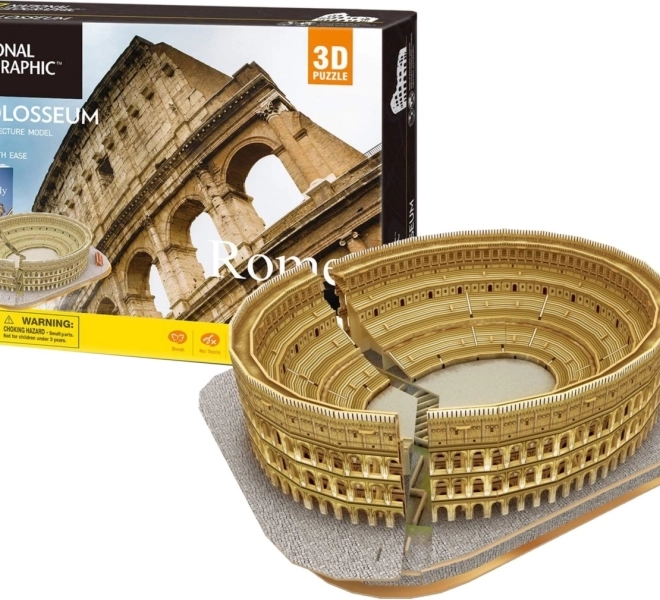 3D puslespil CubicFun National Geographic Colosseum 131 brikker