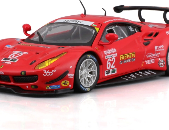 Metalmodelbil Bburago 1:43 FERRARI 488 GTE Racing (2017)
