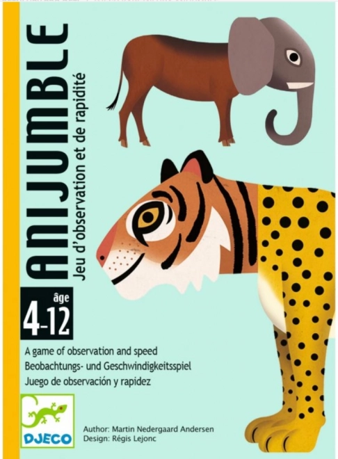 Kortspil Djeco Anijumble