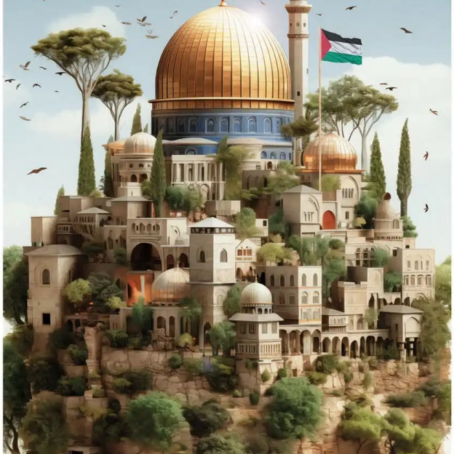 Puslespil Jerusalem 1000 brikker
