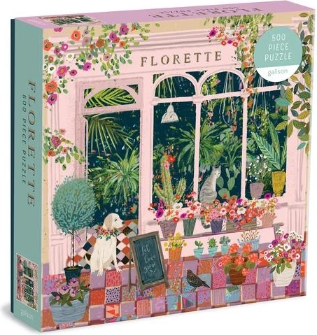 Florette-puslespil fra Galison 500 brikker