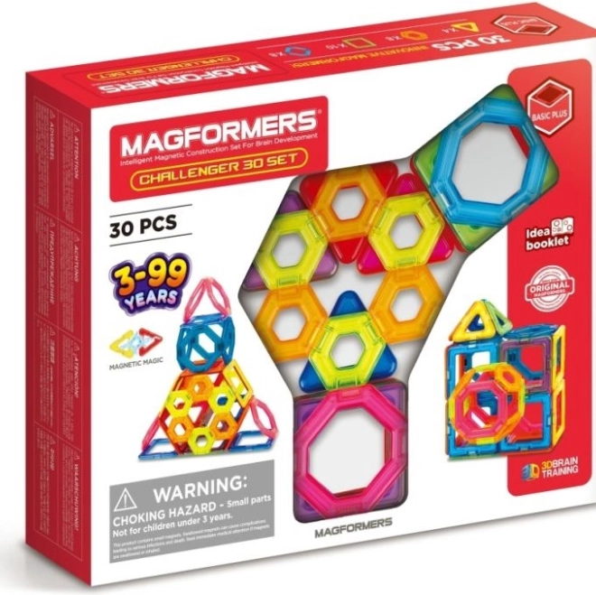 Magnetisk byggesæt Magformers Challenger 30 Sæt