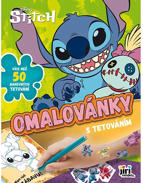 Malebog med tatoveringer LILO & STITCH