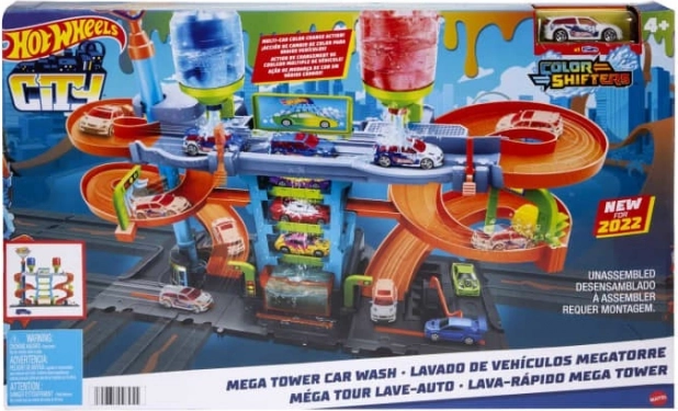 Hot Wheels City Mega Bilvask