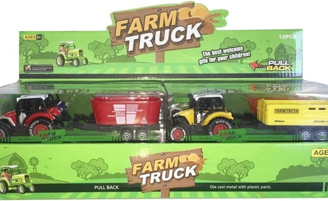 Traktor med tilbagespoling 18 cm