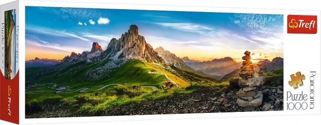 Puslespil 1000 brikker Passo di Giau, Dolomitterne - Panorama