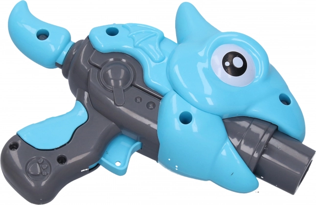 Skruedreven pistol med dinosaurmotiv til skumprojektiler 21 cm