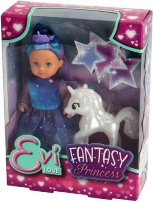 Dukke Evi Love fantasyprinsesse med enhjørning