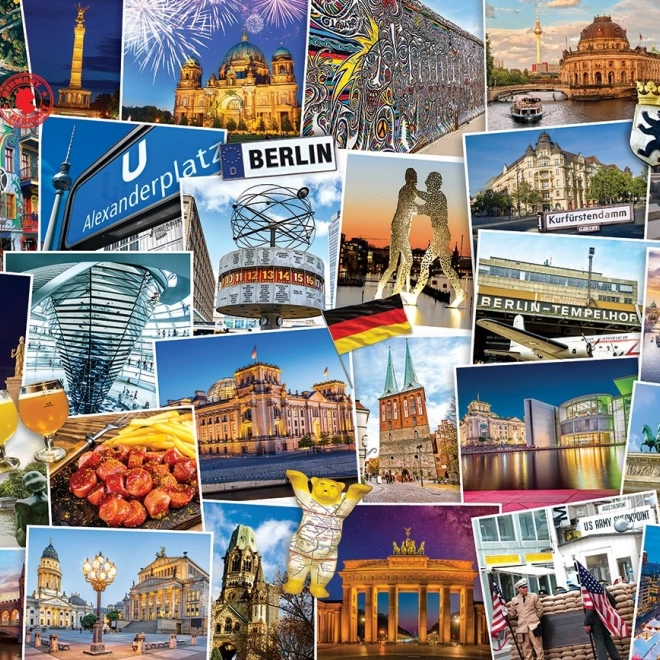 EUROGRAPHICS Puzzle Verdensrejsende Berlin 1000 brikker