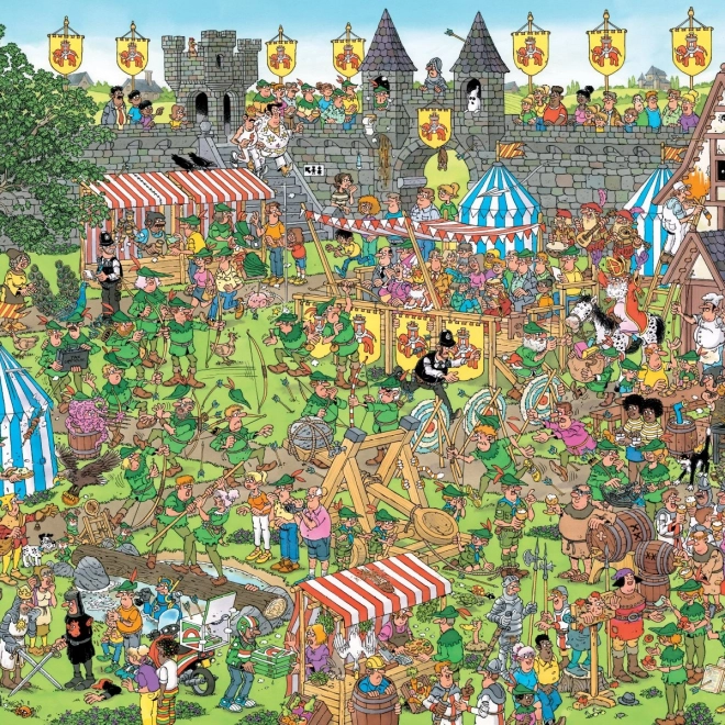 Puzzle Festival Robina Hooda 1500 brikker af Jan van Haasteren