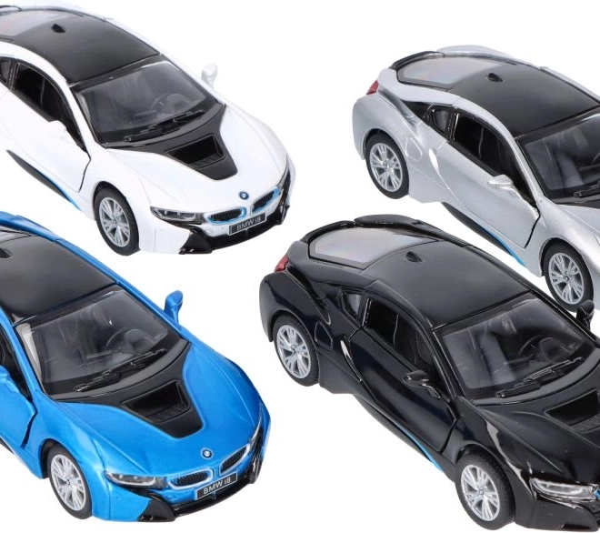 Metalmodel BMW i8, skala 1:36