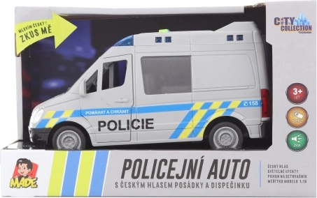 MaDe politivogn med friløb og stemmer fra besætningen, 21 cm