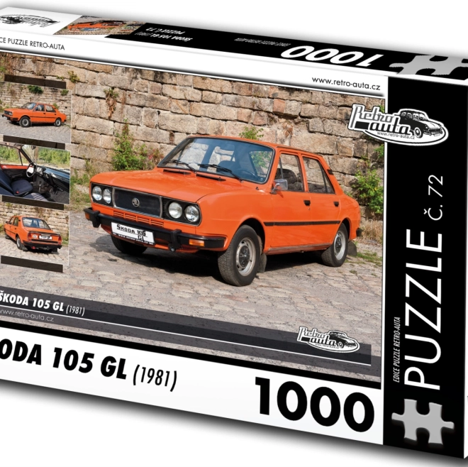 Puslespil Škoda 105 GL 1981 - 1000 brikker