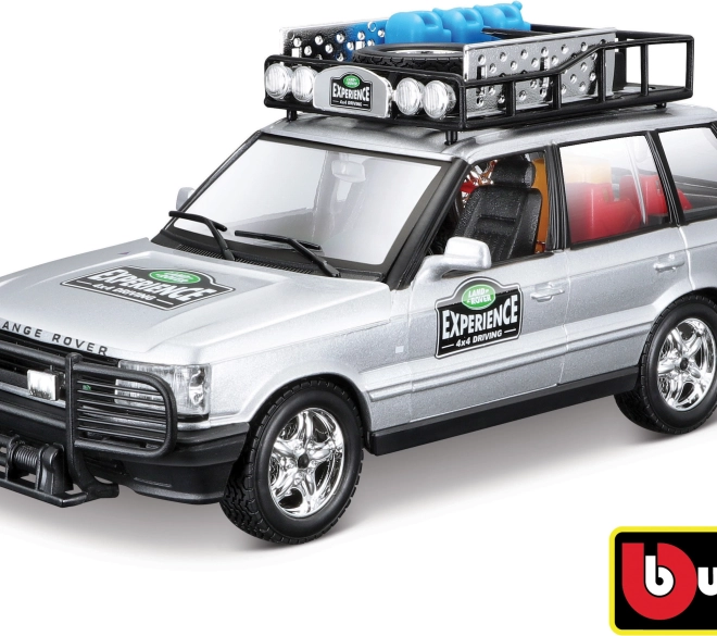 Metalmodelbil 1:24 RANGE ROVER, sølvfarvet