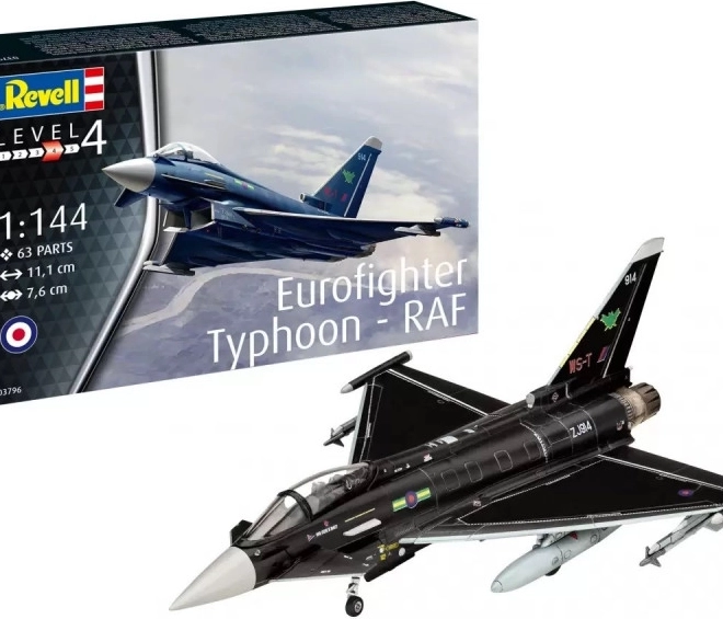 Plastikmodel af Eurofighter Typhoon RAF 1/144
