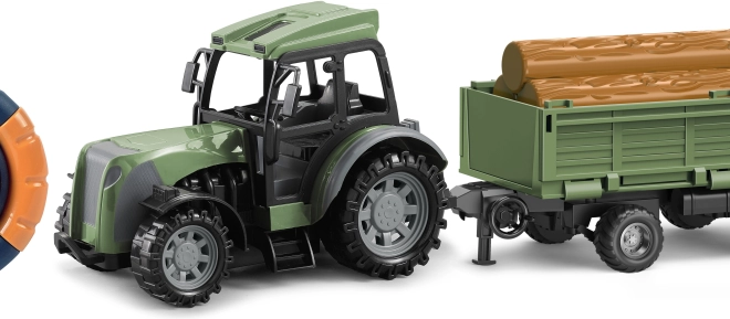 RC-traktor med anhænger med fjernbetjening 46 cm