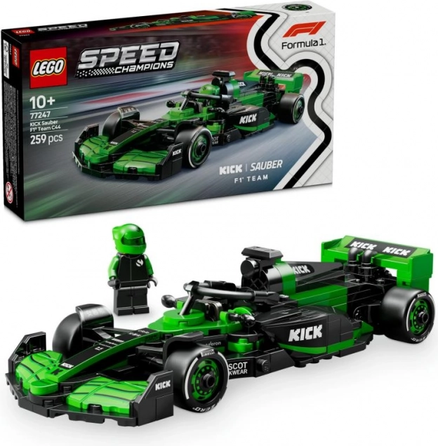 LEGO Speed Champions KICK Sauber F1 Team C44 racerbilen