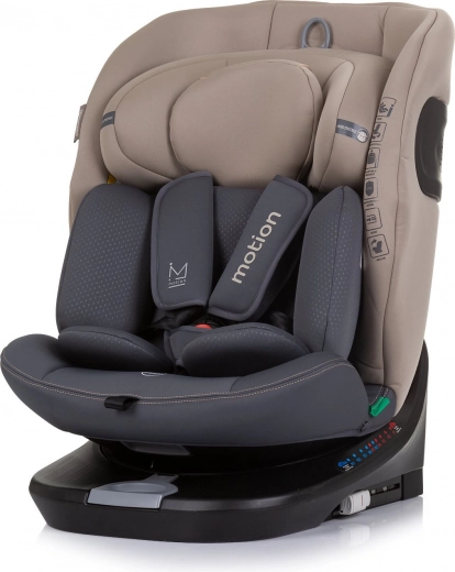 autostol i-Size 40–150 cm med Isofix og 360° drejning, Macadamia