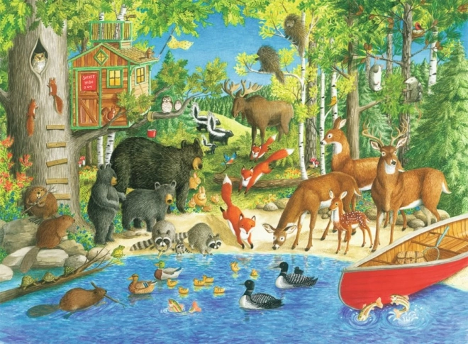 Ravensburger puslespil Skovvenner XXL 200 brikker