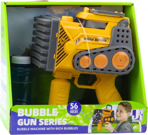 Bygge-boblepistol 56 huller gul