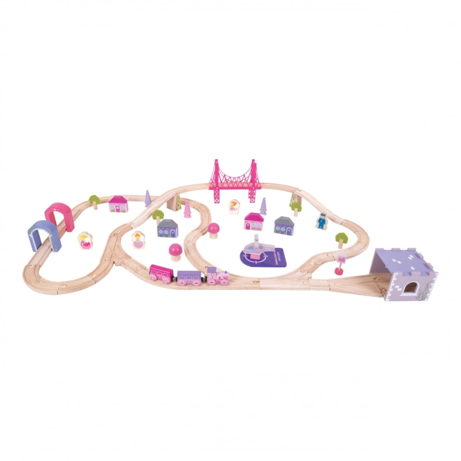 Bigjigs Rail Træ Stor Prinsessespor
