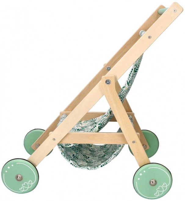 Letvægts trædukkevogn - mint