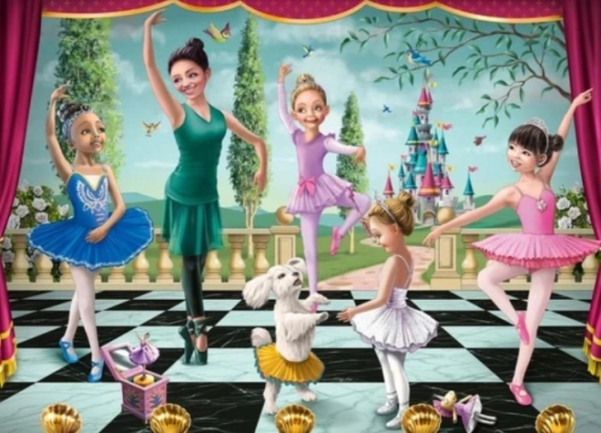Puslespil Balletprøve 60 brikker Ravensburger