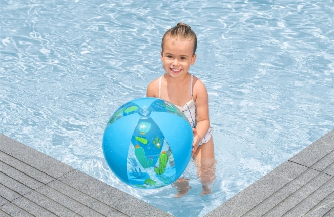 Farverig oppustelig strandbold Bestway Groove 'n Splash 51 cm frugt