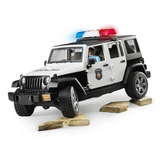 Bruder Jeep Wrangler Rubicon Politi