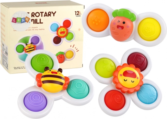 Sanselegetøj Spinners Bee Sunshine Carrot Suckers