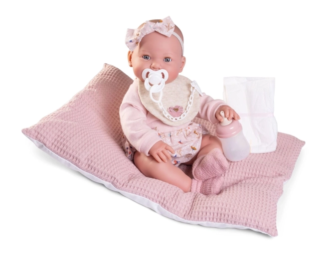Antonio Juan 50414 MIA - blinkende og tissende realistisk dukke baby med fuld vinylkrop - 42 cm