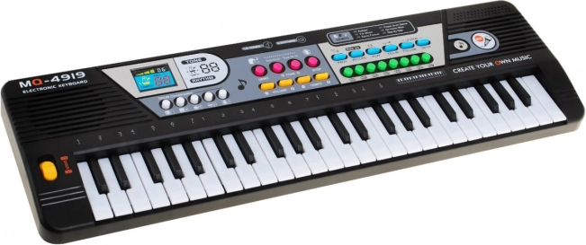 49-tangenters børnekeyboard 5+ med mikrofon og optagelse