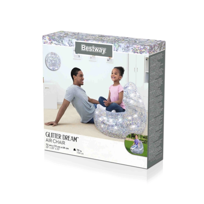 Unikt design med glimmer