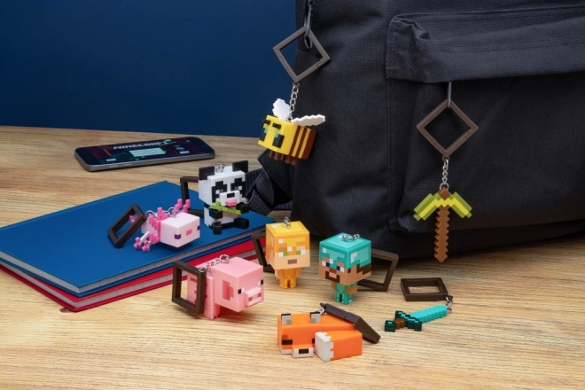 Figur med Minecraft-motiv