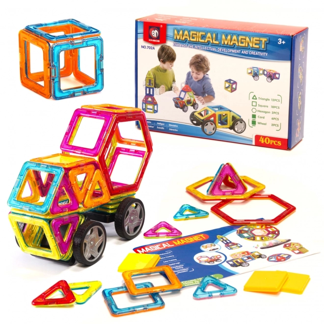 Magnetiske byggesæt Magical Magnet 40 stykker