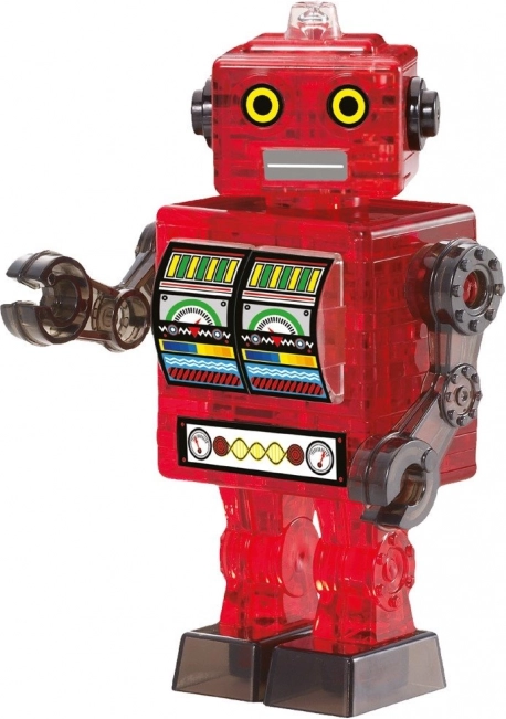 3D krystal-puslespil robot – 39 brikker