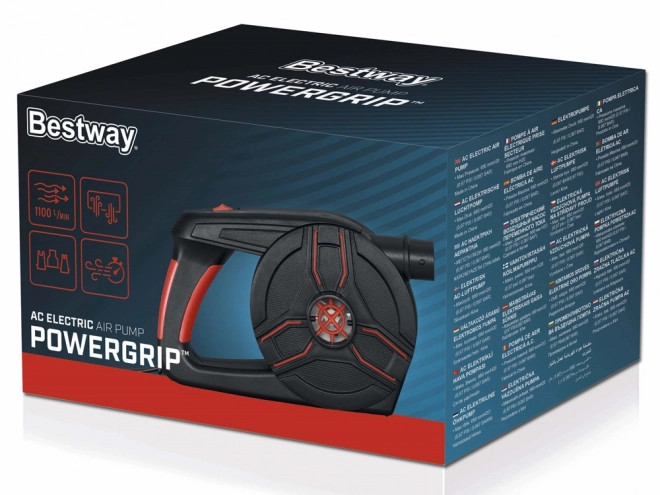 Elektrisk pumpe Bestway PowerGrip med 3 adaptere