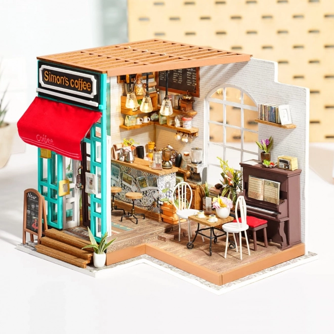 Simons Café - DIY Miniature café i dukkehus
