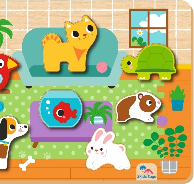 Indsæt puslespil Krammedyr fra 2Kids Toys