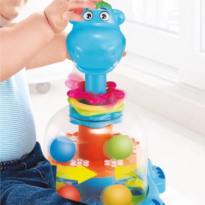 Legetøj med kugler dinosaur