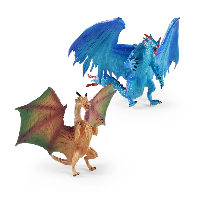 Tofarvede figurer