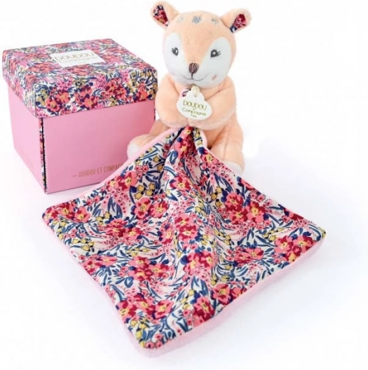 Doudou gavesæt – plysbambi og tæppe