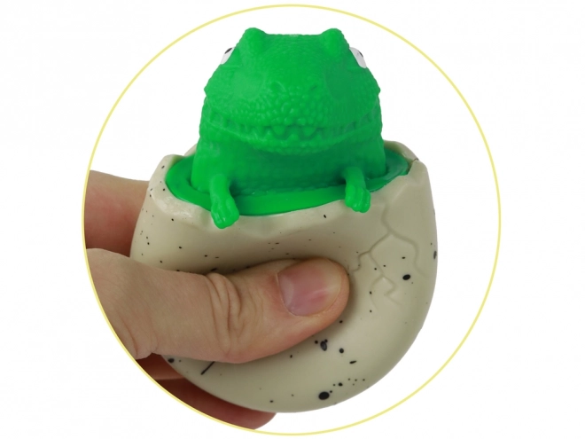 Antistress legetøjsdinosaur i squishy æg