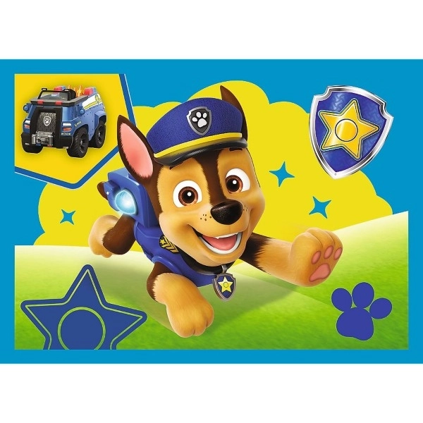 Puslespil 4i1 Løbende hunde Paw Patrol