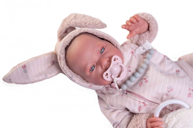 Antonio Juan 80110 SØD REBORN FØDT - realistisk dukke baby med blødt stofkrop - 40 cm