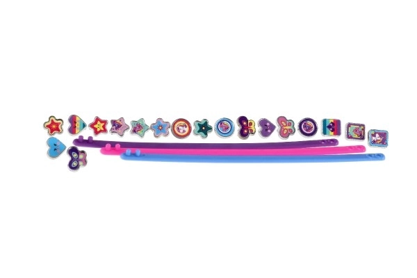 Kreativ sæt Lav dine egne armbånd Enhjørning i æske 15x20,5x2,5cm