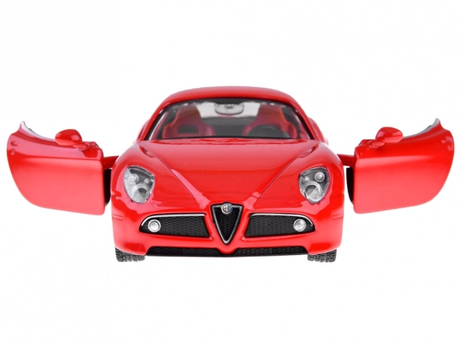 Metalmodelbil Alfa Romeo 8C Competizione skala 1:32