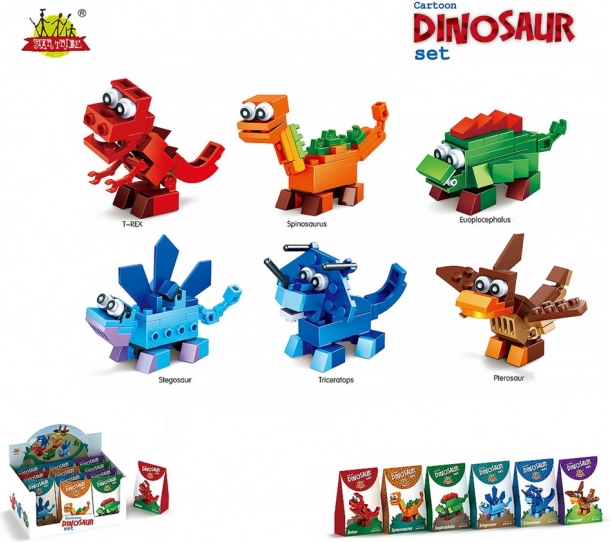 Mini byggesæt Dinosaurer