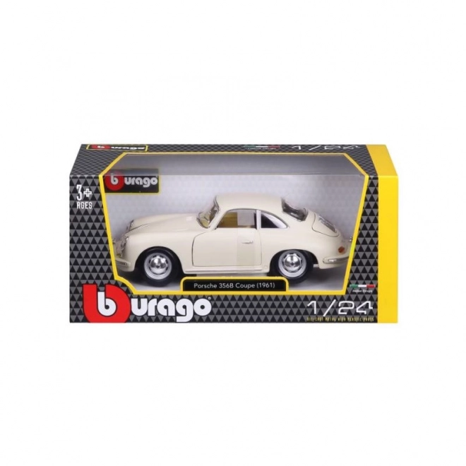 Bburago 1:24 Porsche 356B Coupe (1961) Elfenben